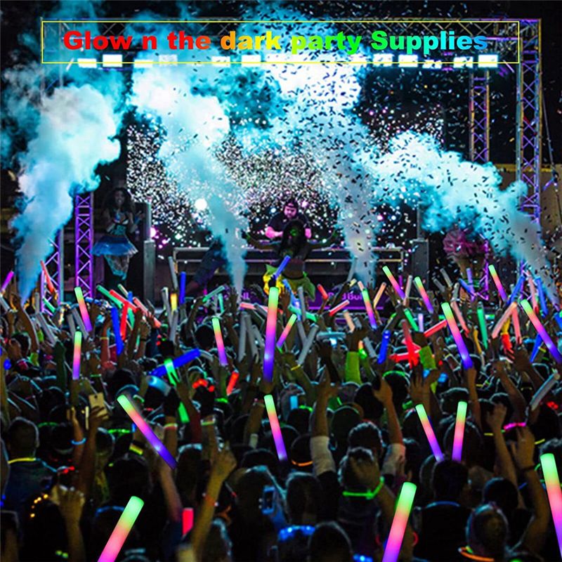 Flashing Led Foam Sticks Party - أعواد توهج A75K، أعواد إسفنجية LED