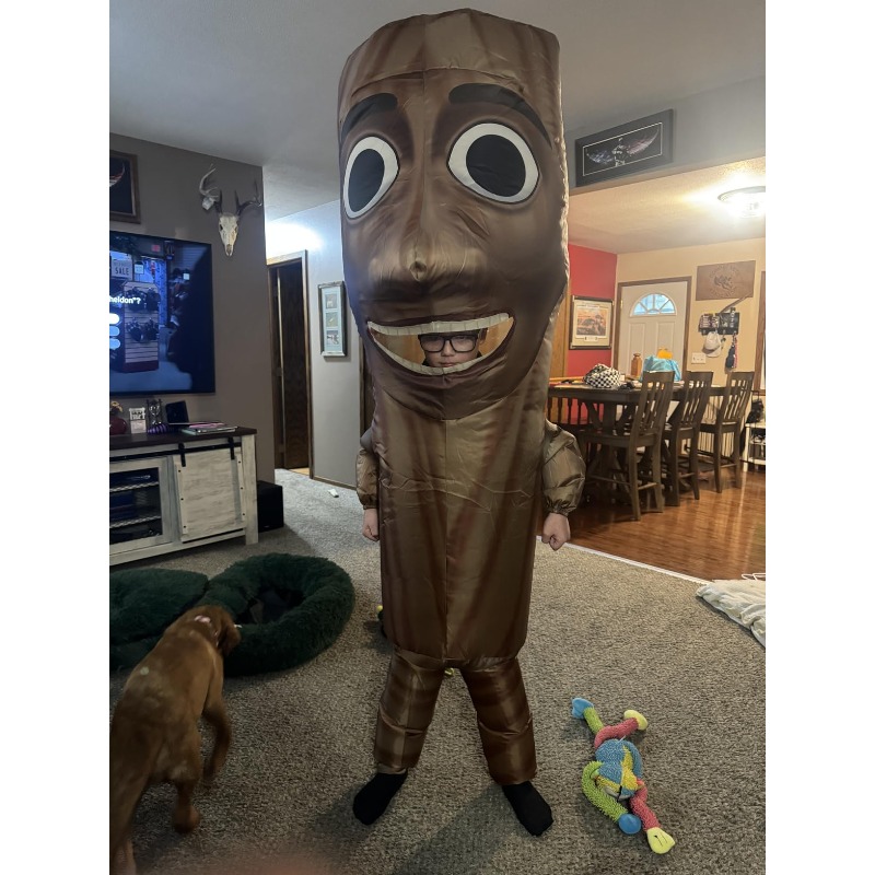 Inflatable Dinosaur Costume Adult - زي رجل العصا الخشبية الطويل القابل