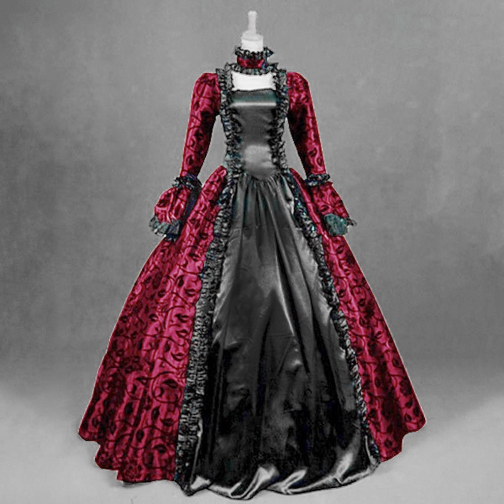 Medieval Renaissance Dress Women - فستان نسائي عتيق رائع على الطراز