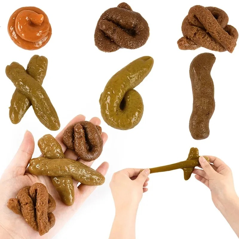 Fake Poop Gag Gift - لعبة محاكاة براز واقعي آمنة وناعمة