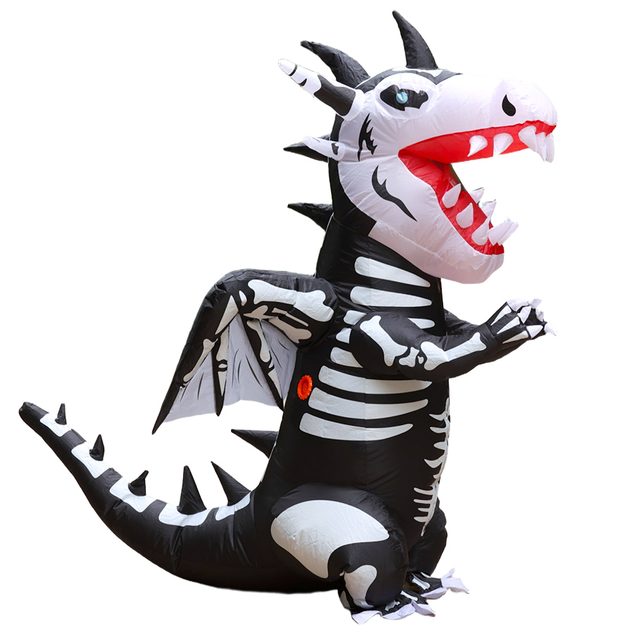 Inflatable Dinosaur Costume Adult - زي ديناصور قابل للنفخ للبالغين لعيد