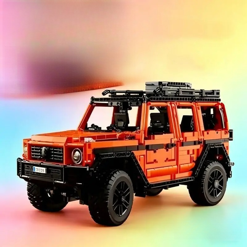 Novelty Gifts - سيارة G500 البرتقالية للطرق الوعرة مناسبة