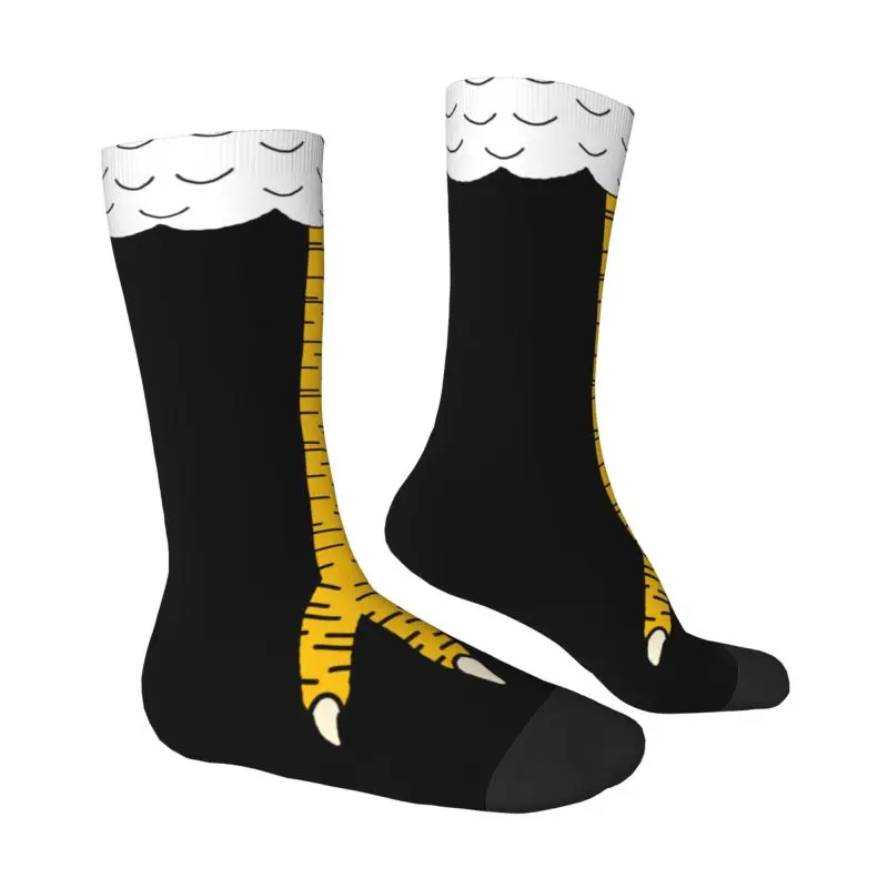 جوارب طاقم مخالب حيوانات بطباع - مراجعة Funny Chicken Leg Socks وسعره