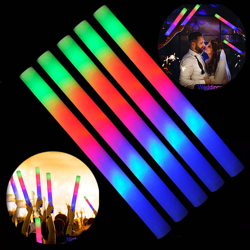 LED توهج رغوة عصا لحفل الزفاف  - مراجعة Flashing Led Foam Sticks Party وسعره