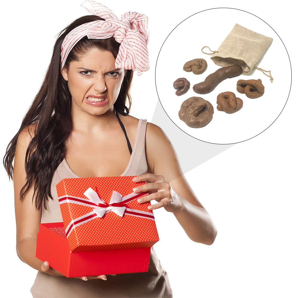 6 قطعة/المجموعة أنبوب المزحة ل - مراجعة Fake Poop Gag Gift وسعره