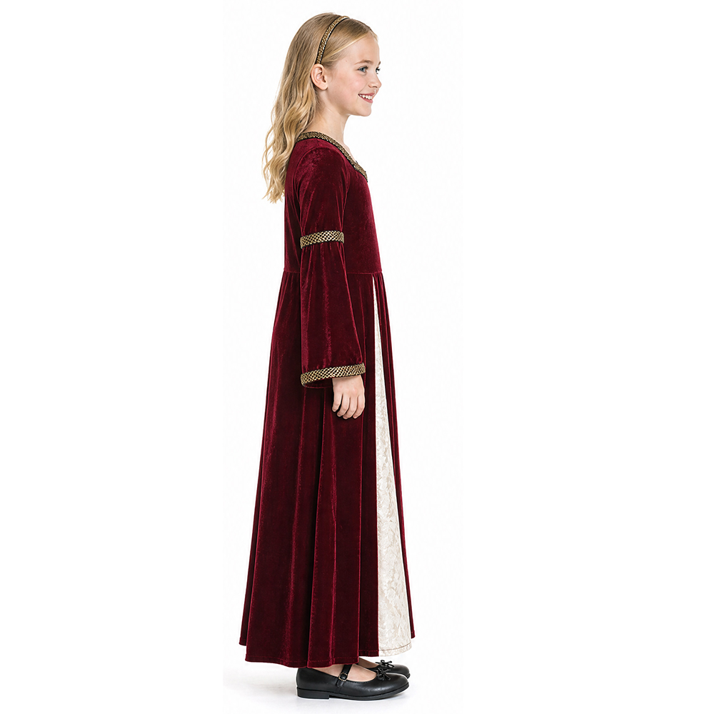 فستان مخملي بأسلوب العصور الوس - مراجعة Medieval Renaissance Dress Women وسعره