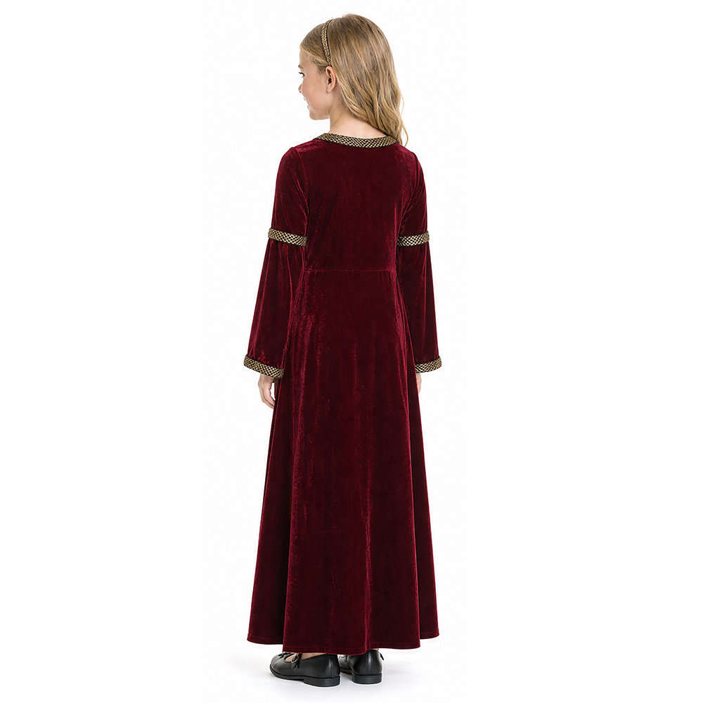 فستان مخملي بأسلوب العصور الوس - مراجعة Medieval Renaissance Dress Women وسعره