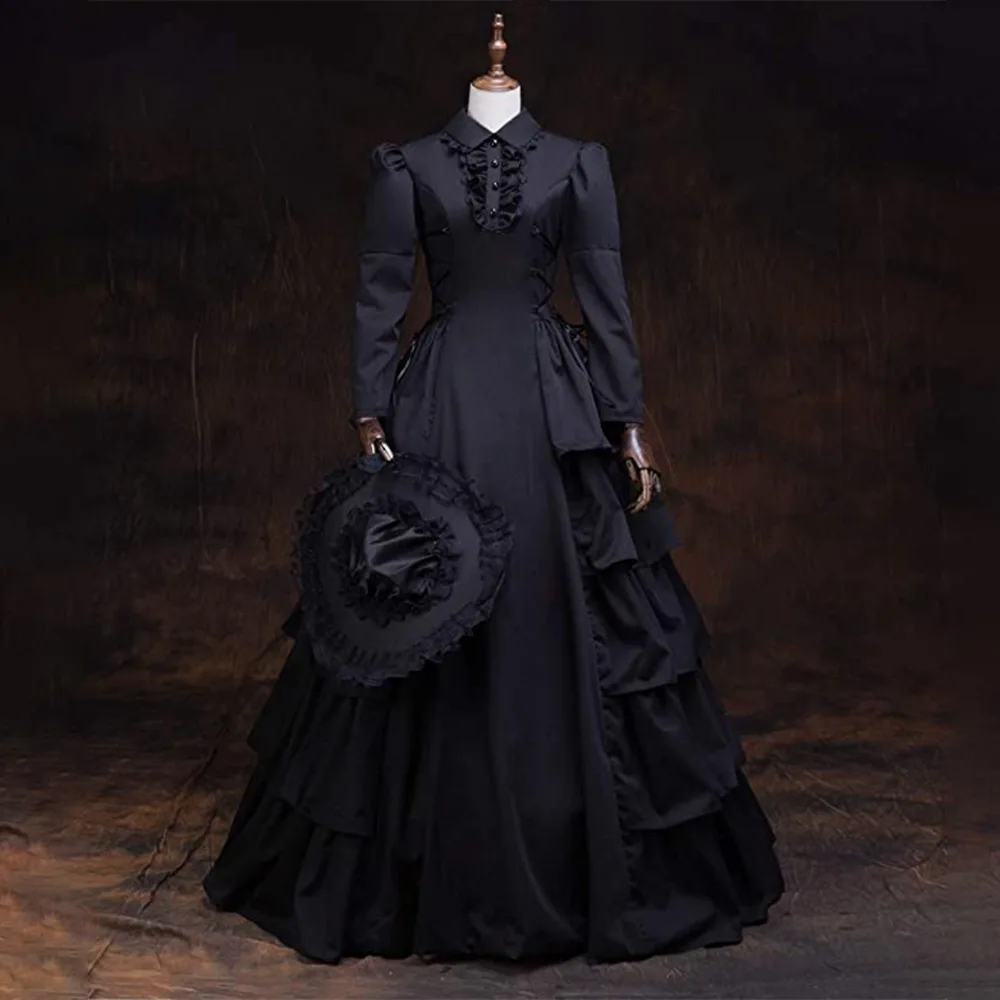 فستان تنكري نسائي على طراز الأ - مراجعة Medieval Renaissance Dress Women وسعره