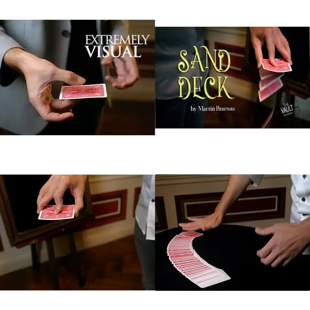 WAP01 The Vault - Sand Deck من - مراجعة Magic Tricks وسعره