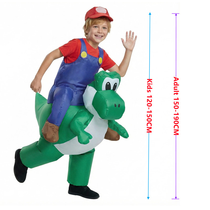 زي أداء الحفلات للبالغين والأط - مراجعة Inflatable Dinosaur Costume Adult وسعره