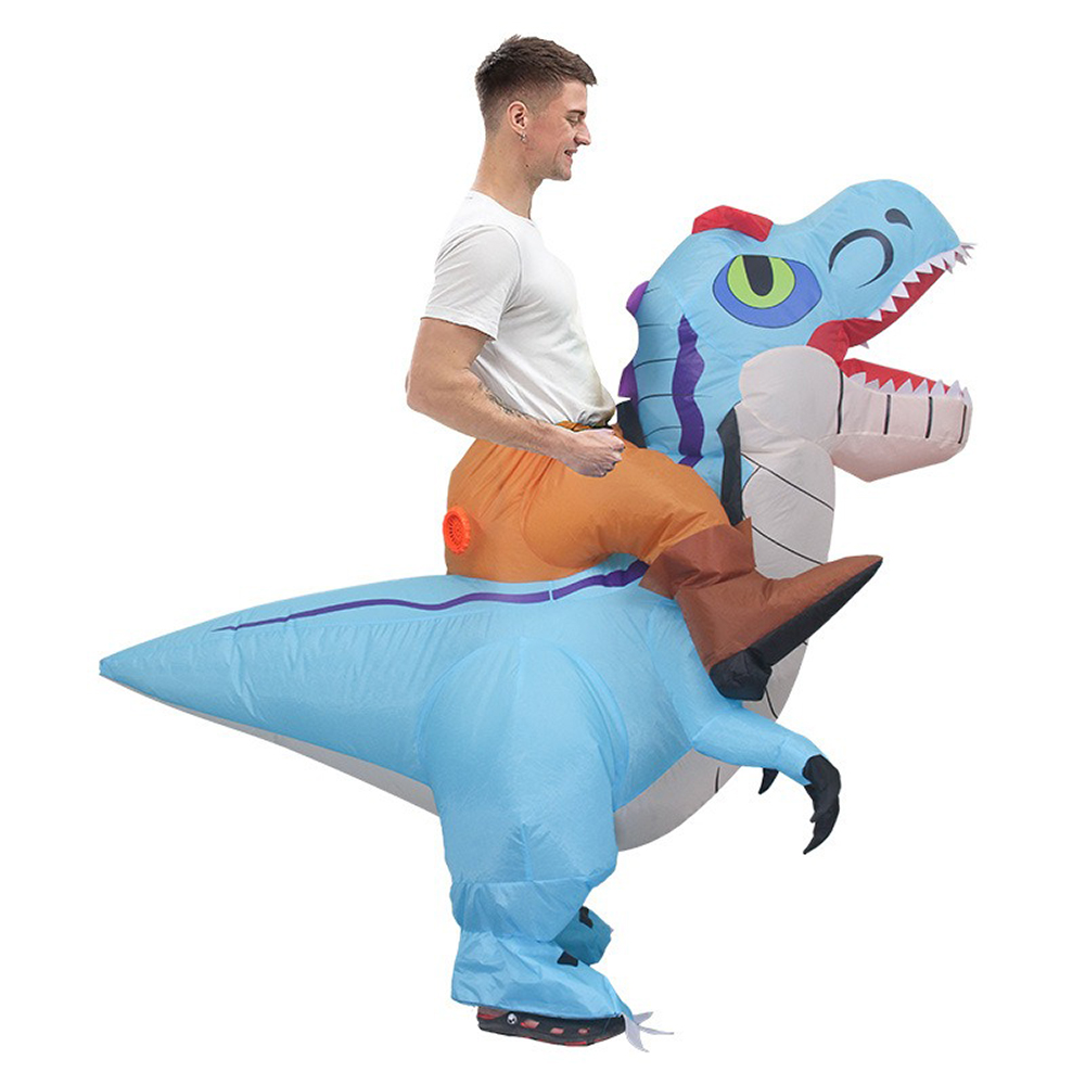 بدلة تيرانوصور ركس قابلة للنفخ - مراجعة Inflatable Dinosaur Costume Adult وسعره