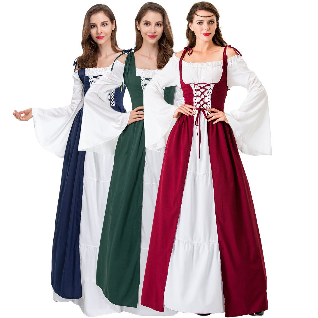 سيدة القرون الوسطى فستان الأمي - مراجعة Medieval Renaissance Dress Women وسعره