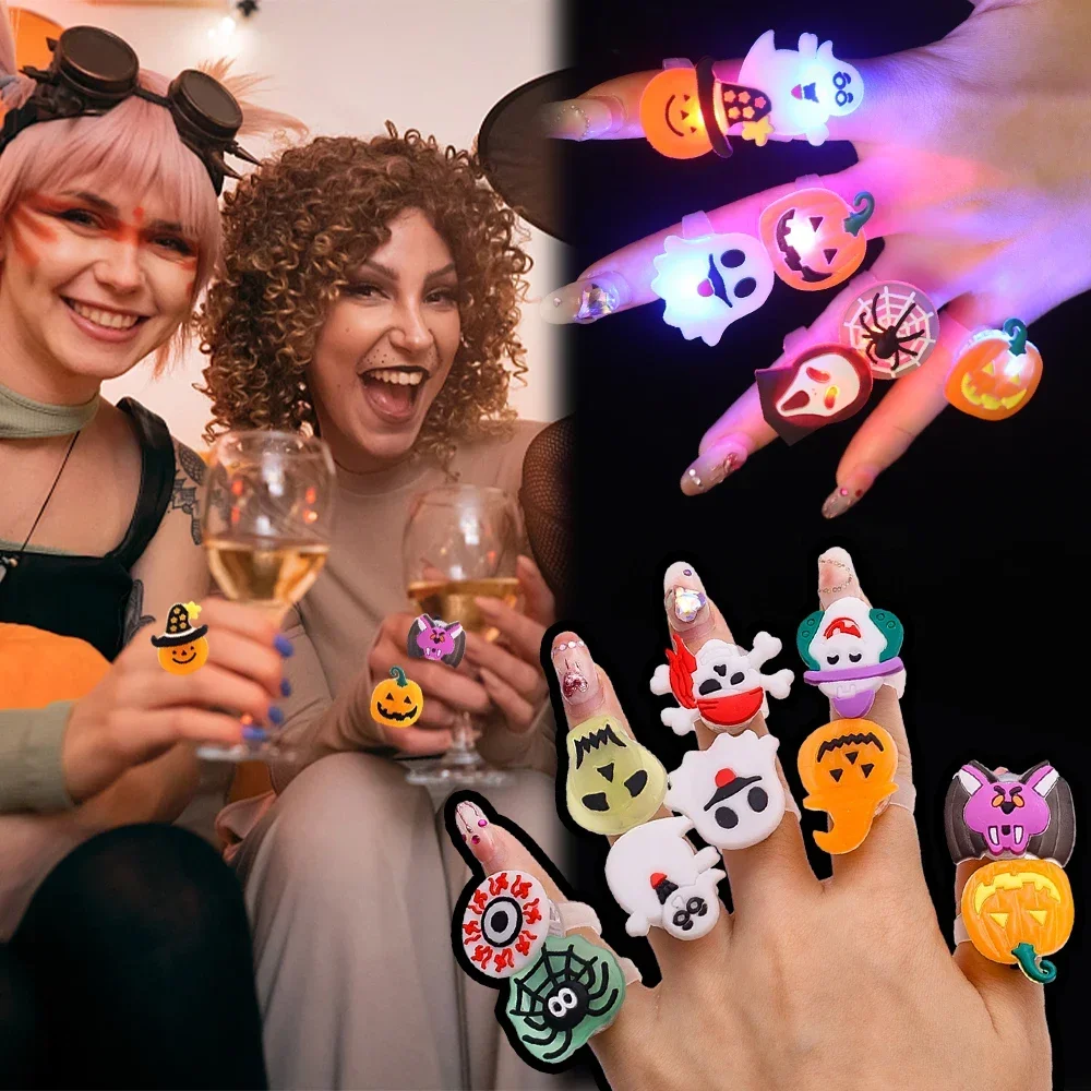حلقات هالوين مضيئة للأطفال ، ي - مراجعة Glow In The Dark Party Glasses وسعره