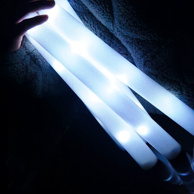 عصي فوم ليد بتأثير وامض ، ضوء  - مراجعة Flashing Led Foam Sticks Party وسعره