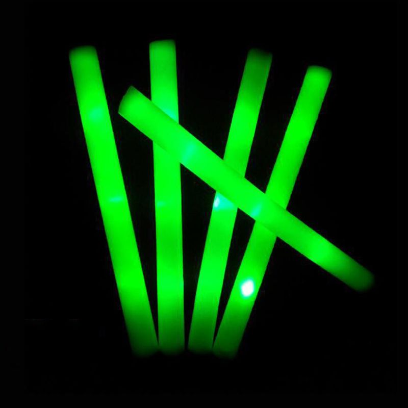 شريط فوم Led 30/50 قطعة يضيء ف - مراجعة Flashing Led Foam Sticks Party وسعره