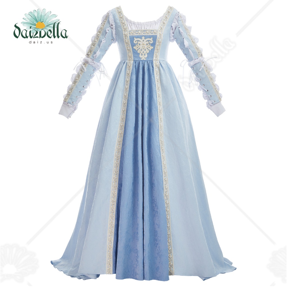 فستان دايزبيلا للنساء بتصميم ع - مراجعة Medieval Renaissance Dress Women وسعره