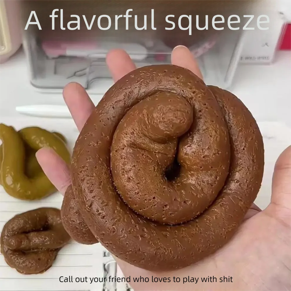 لعبة مضحكة على شكل براز قابلة  - مراجعة Fake Poop Gag Gift وسعره
