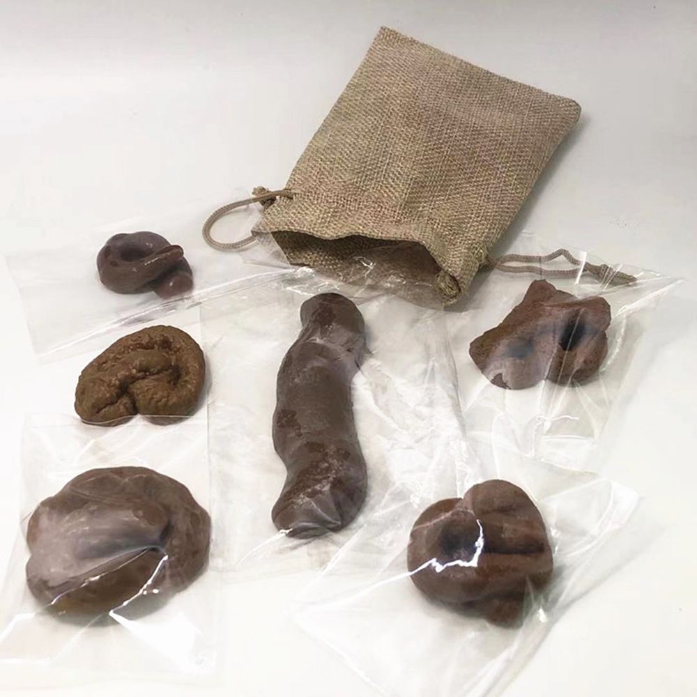 6 قطع من هدايا مقالب عيد الحب  - مراجعة Fake Poop Gag Gift وسعره