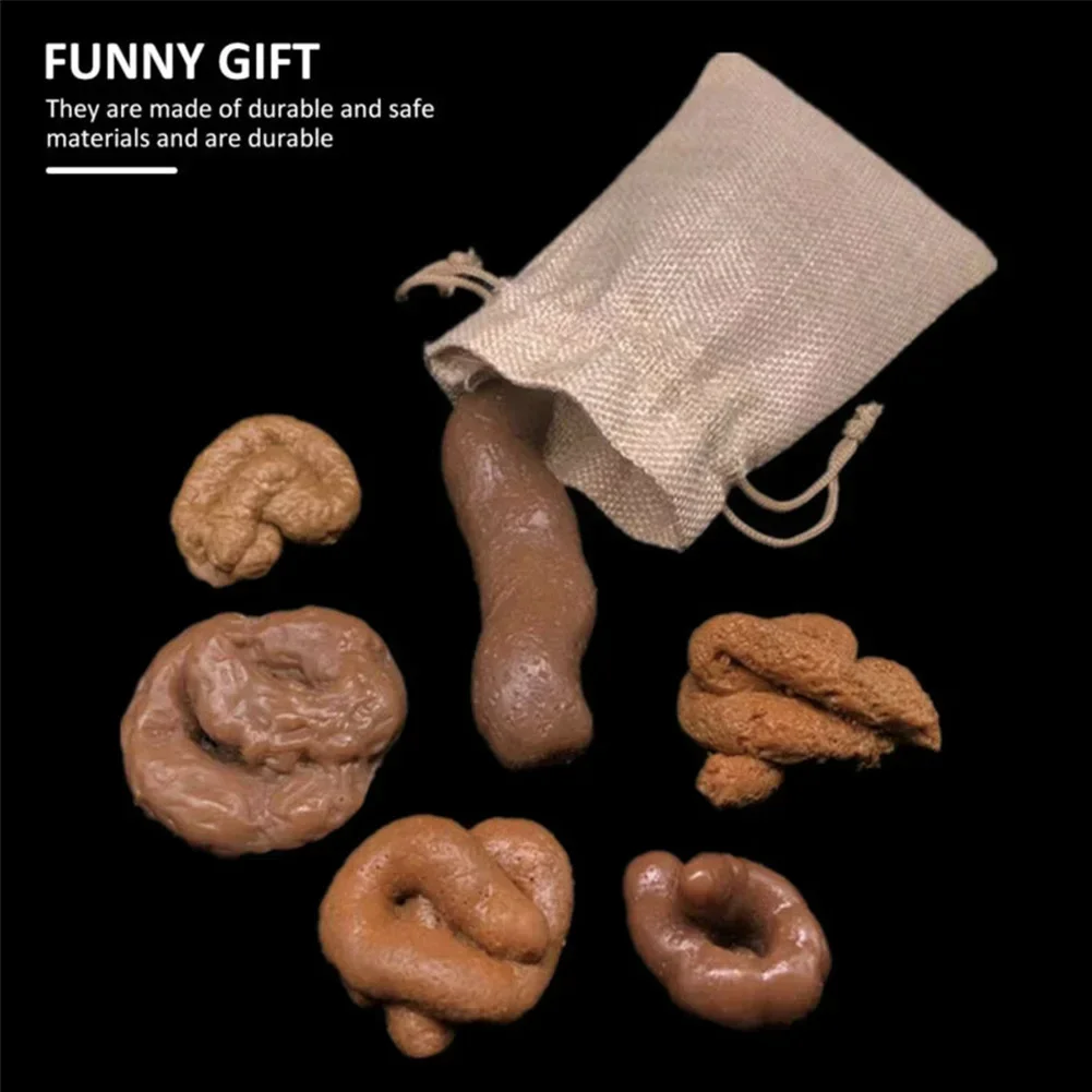 6 قطعة واقعية وهمية الكلب أنبو - مراجعة Fake Poop Gag Gift وسعره