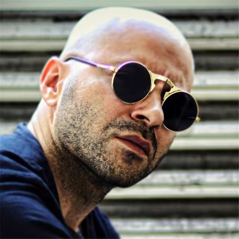 نظارات شمسية دائرية حمراء بتصم - مراجعة Glow In The Dark Party Glasses وسعره