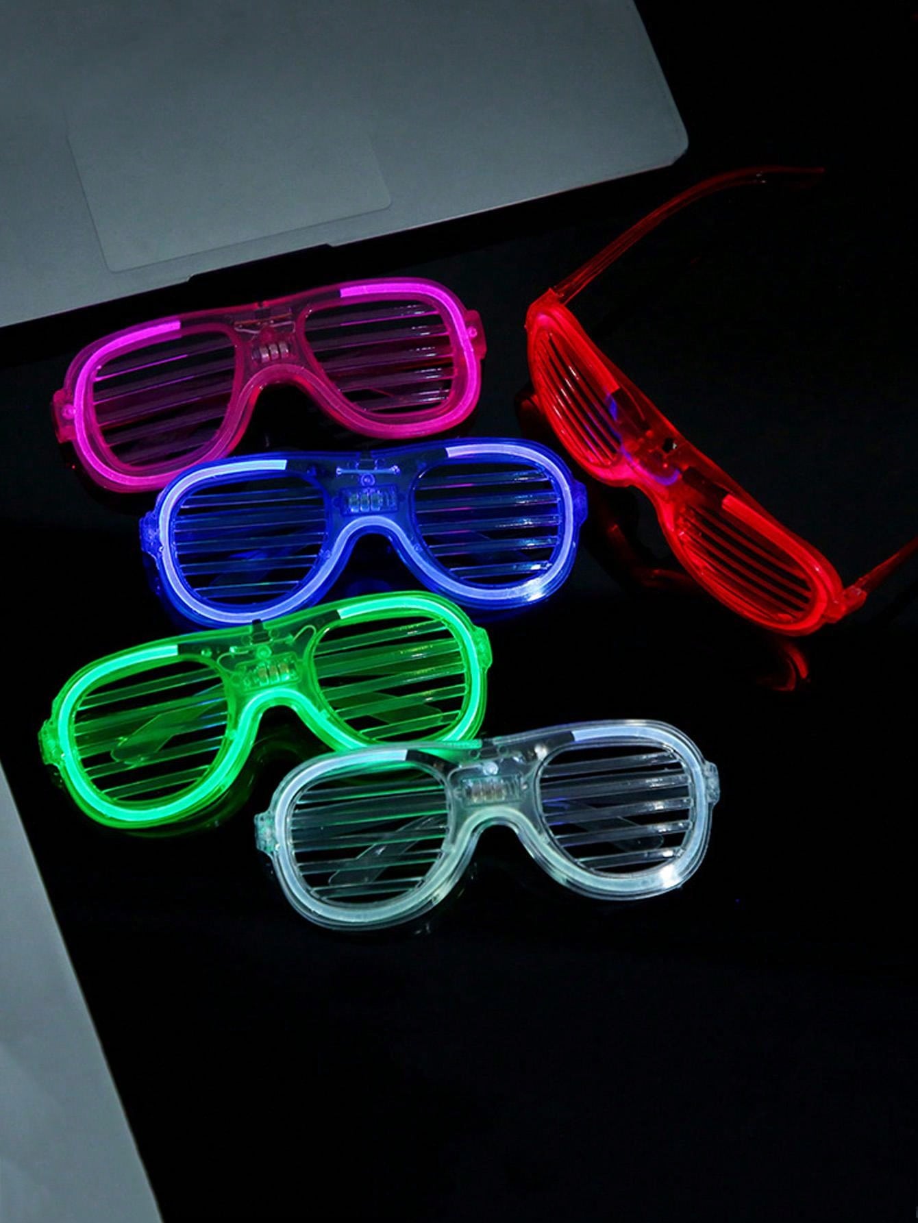 5/10 قطعة Led تضيء نظارات توهج - مراجعة Glow In The Dark Party Glasses وسعره