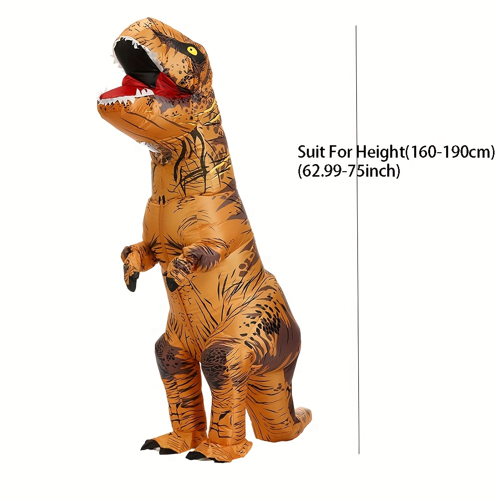 زي ديناصور قابل للنفخ للبالغين - مراجعة Inflatable Dinosaur Costume Adult وسعره