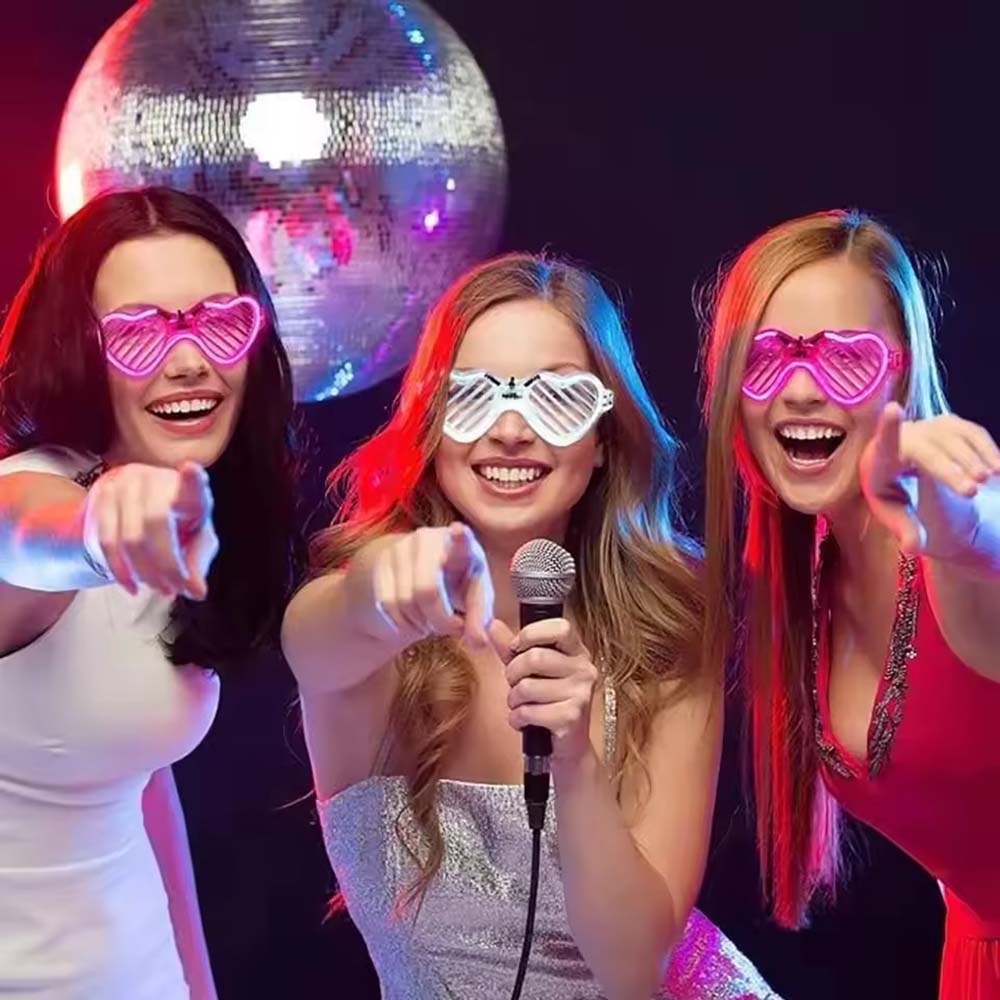 10/20/50 قطعة نظارات مضيئة في  - مراجعة Glow In The Dark Party Glasses وسعره