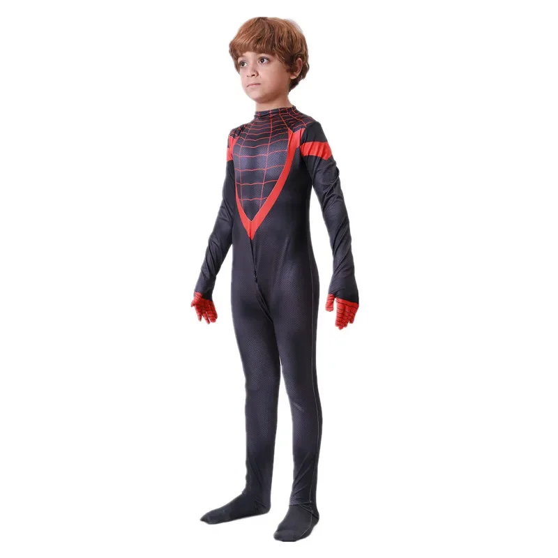 3-12Y أطفال خارقة زي مطبوعة شب - مراجعة Spiderman Jumpsuit Kids وسعره