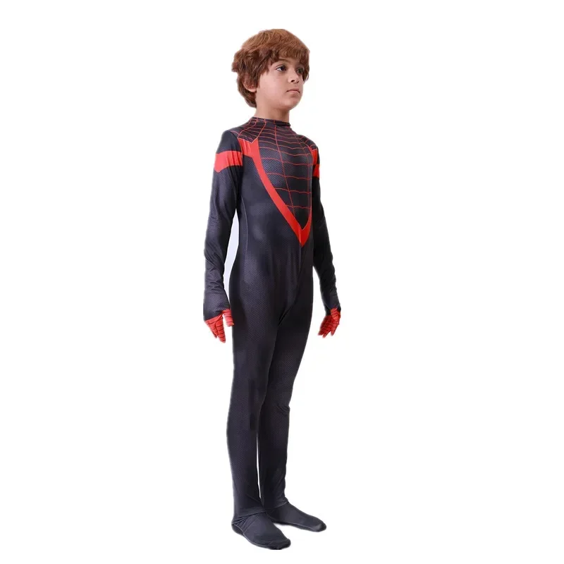 3-12Y أطفال خارقة زي مطبوعة شب - مراجعة Spiderman Jumpsuit Kids وسعره
