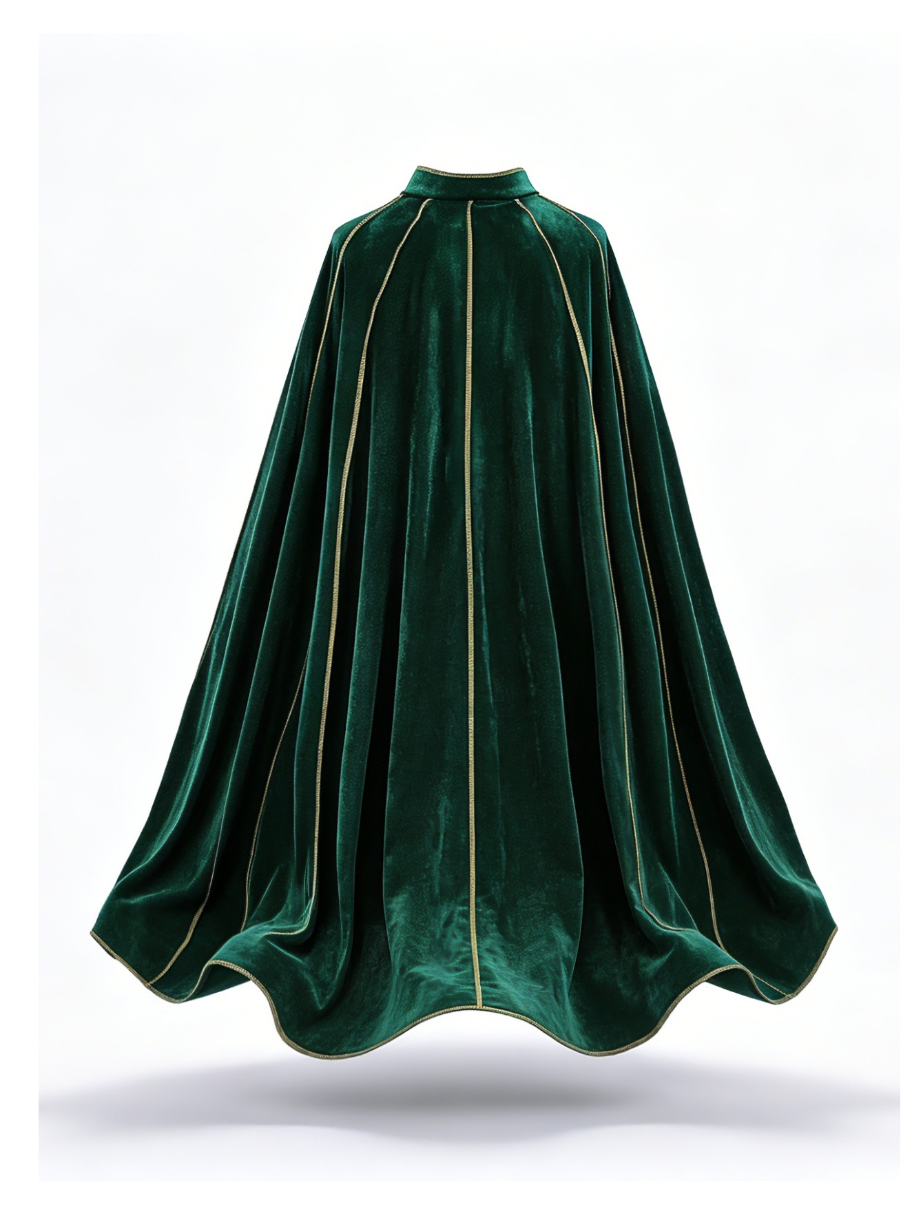 عباءة نسائية من المخمل الأخضر  - مراجعة Medieval Renaissance Dress Women وسعره