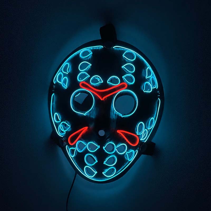 قناع تطهير مضيئة لعام 2023، قن - مراجعة Led Purge Mask Halloween وسعره