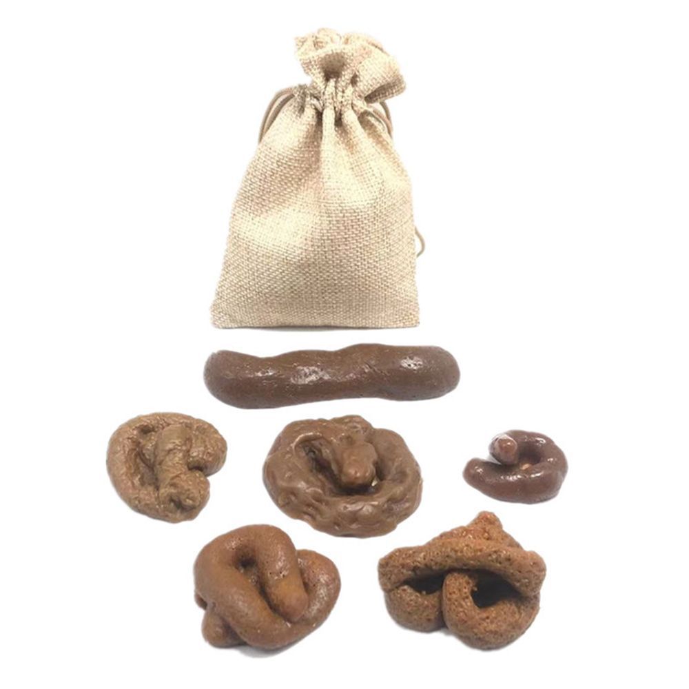 مجموعة من 6 قطع من محاكاة البر - مراجعة Fake Poop Gag Gift وسعره